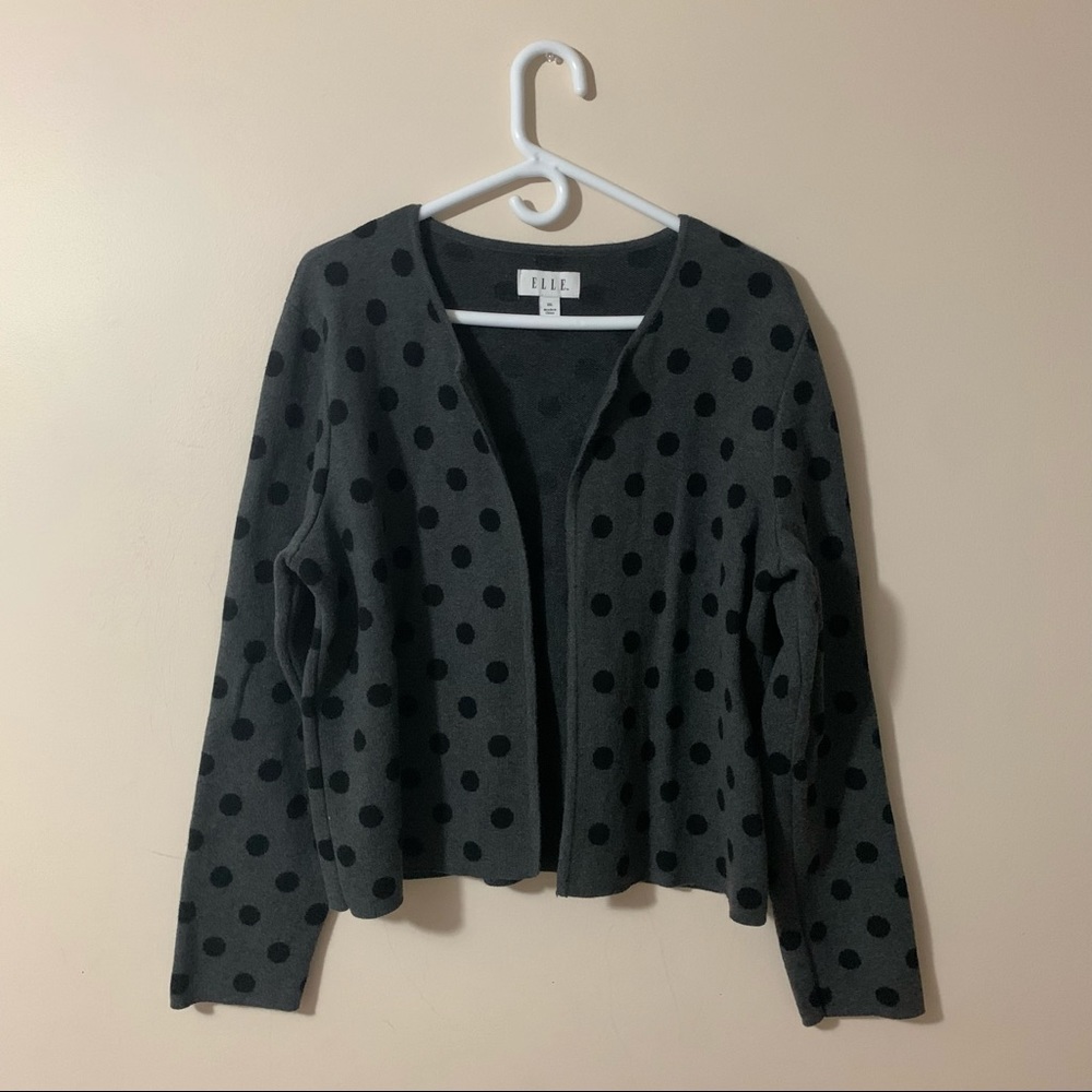 Elle Polka Dot Open Cardigan